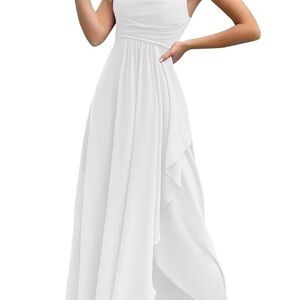 BRAND NEW White Maxi Dress size 8